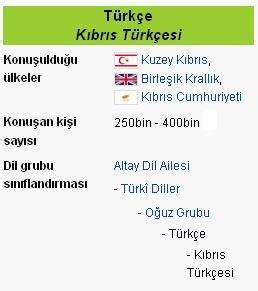 Kıbrıs türkçesi